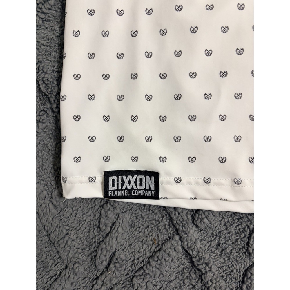 DIXXON Flannel Co Polo Shirt Mens XL Brochacho White D Sport Performance - Picture 5 of 8